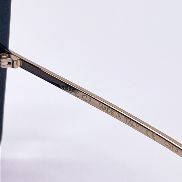 NEW GUCCI GG0435S 001 BLACK SQUARE GUCCI SUNGLASSES - Picture 10 of 12